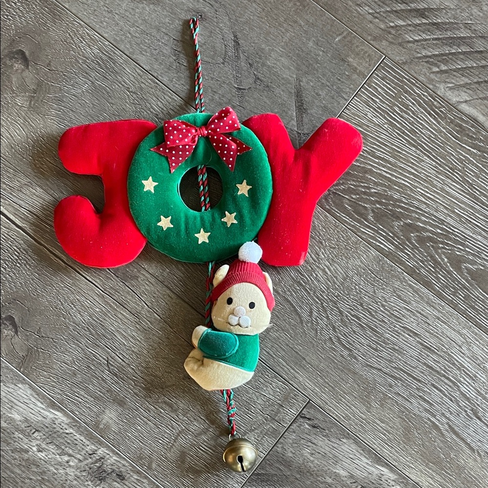 Vintage 1980’s “JOY” and Mouse Soft Decor
